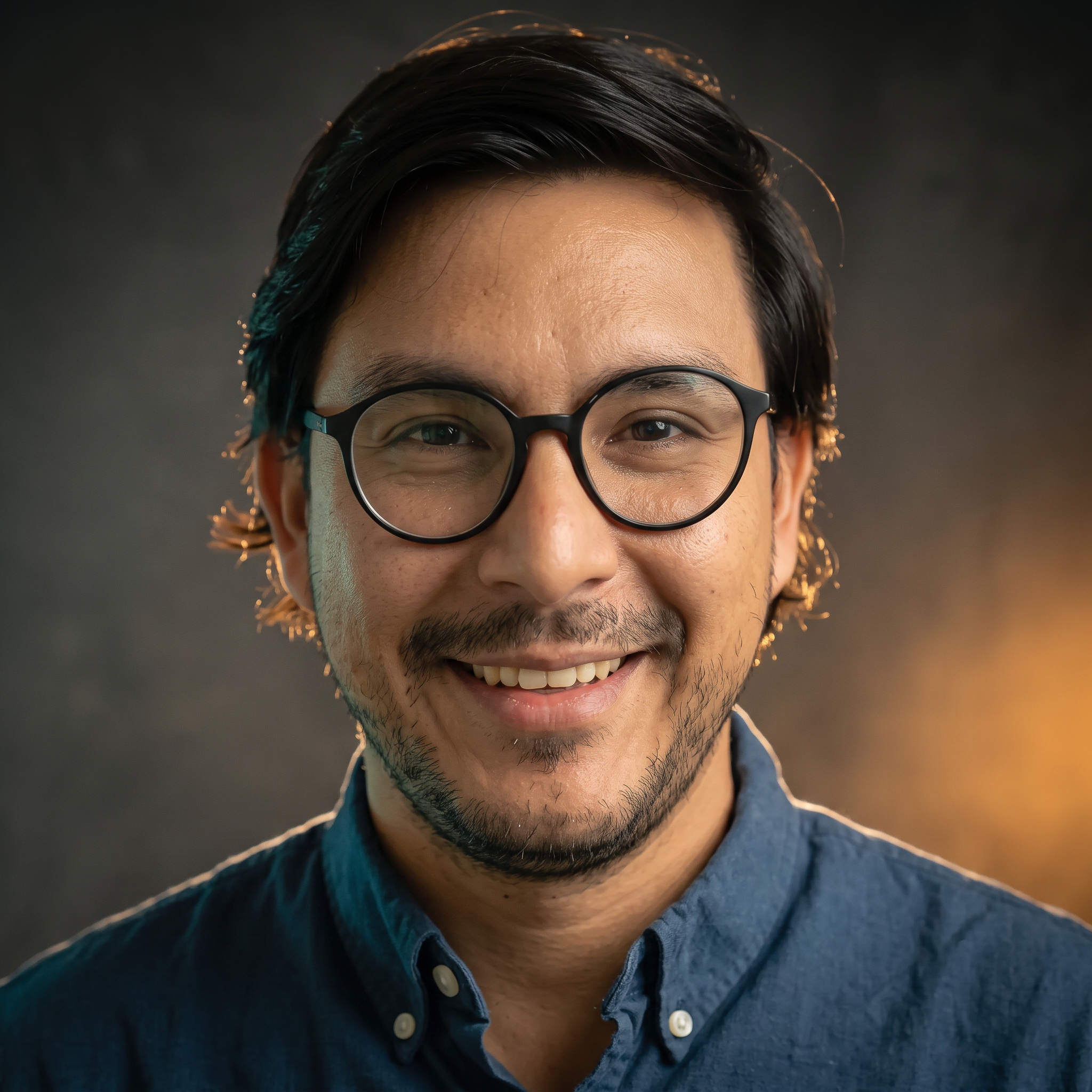 Retrato de Niko Pinedo, fotógrafo de bodas y mentor